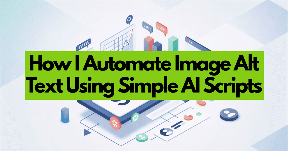 Automate Image Alt Text with AI