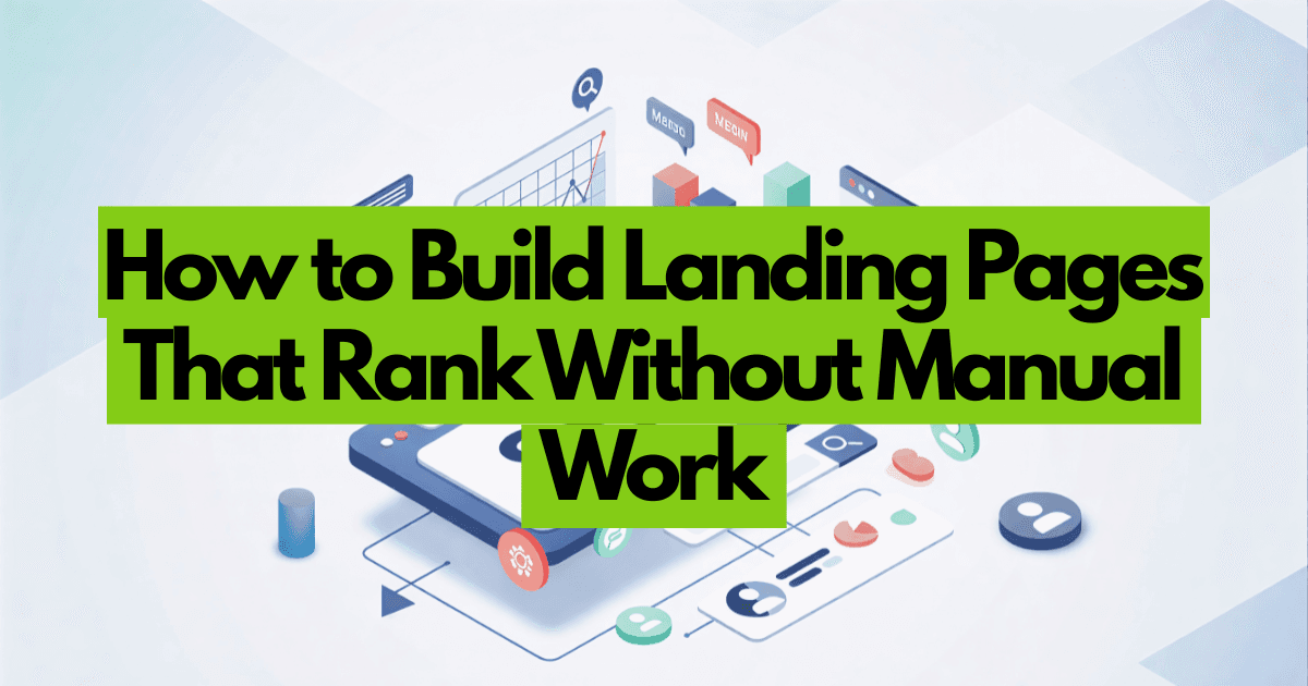 Automate SEO Landing Pages