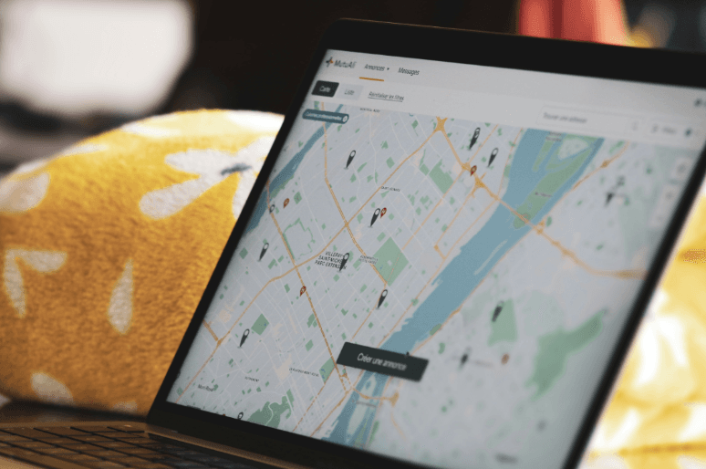 Local SEO map view for architects