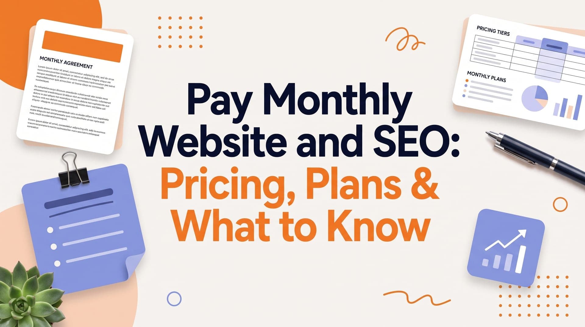 Pay Monthly Website and SEO: Pricing, Plans & What to Know