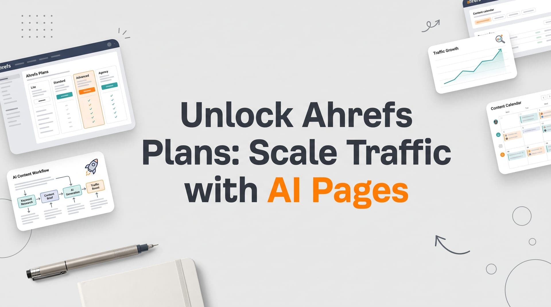Unlock Ahrefs Plans: Scale Traffic with AI Pages