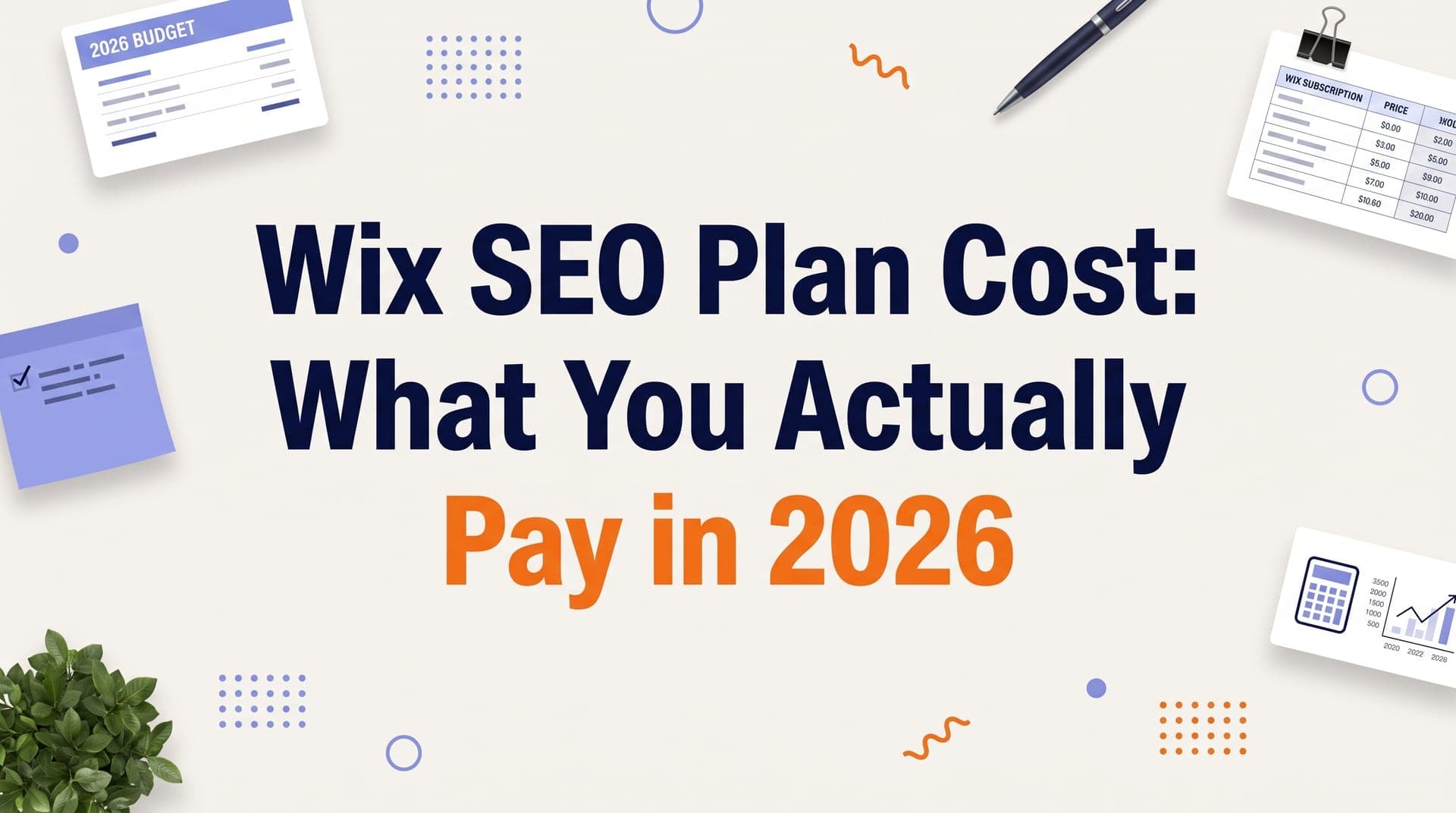 Wix SEO Plan Cost: What You Actually Pay in 2026