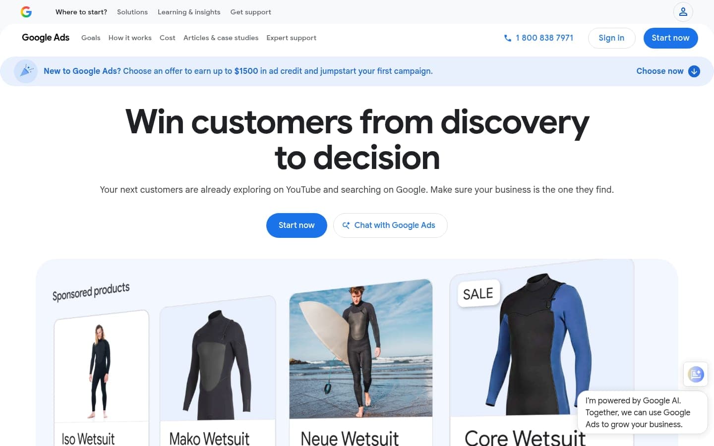 Google Ads platform interface overview