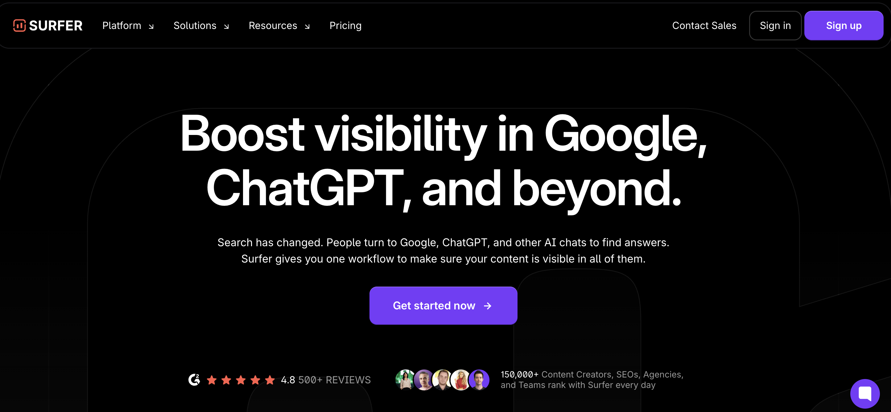 Surfer SEO interface