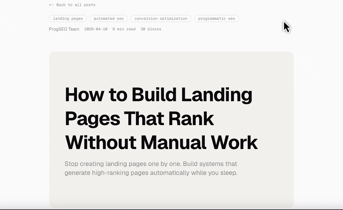 Editing a generated article before publishing